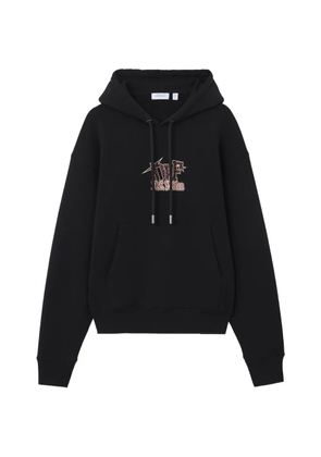 Off-White X AC Milan Arrow-print hoodie - Black