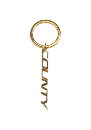 COUNTY OF MILAN County logo-pendant keychain - Gold