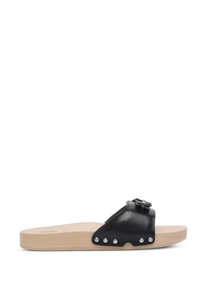 Scholl Pescura leather sandals - Black