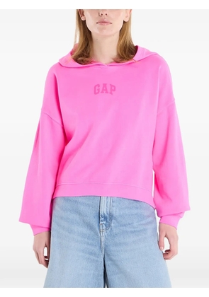 GAP logo-print hoodie - Pink