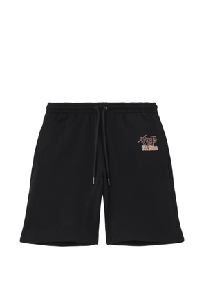 Off-White x AC Milan elasticated-waistband shorts - Black
