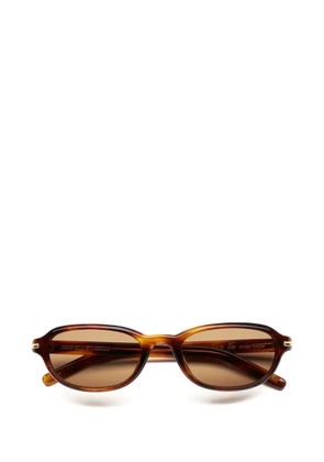Chimi Vox oval-frame sunglasses - Brown