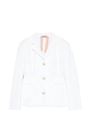 Nº21 single-breasted blazer - White