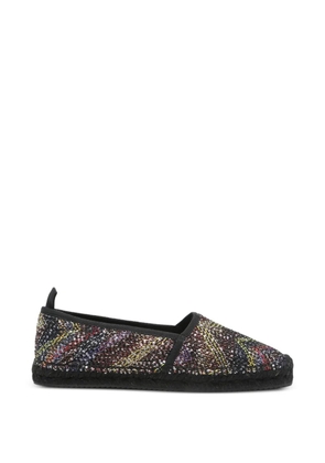 Missoni sequin-embellished espadrilles - Black