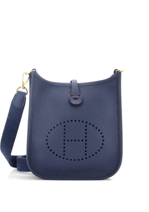 Hermès Pre-Owned Evelyne Bag Gen III Clemence TPM crossbody bag - Blue