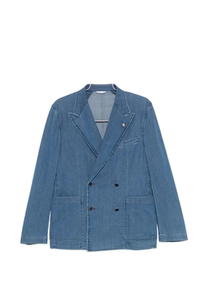 Manuel Ritz double-breasted denim jacket - Blue