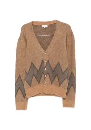 Second/Layer Chevy geometric-pattern cardigan - Brown