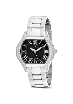 CHRISTIAN VAN SANT Bianca crystal-embellished 34mm watch - Black