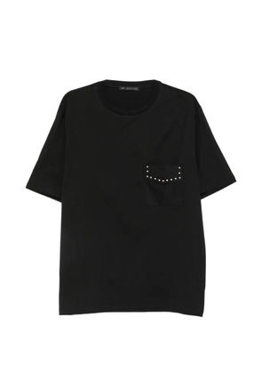 Low Brand studded-pocket T-shirt - Black
