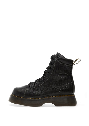 Dr Martens Buzz 8i pebbled-leather lace-up boots - Black