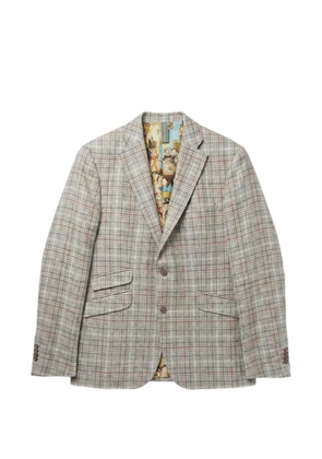 ABSEITS Glen-check tailored blazer - Grey