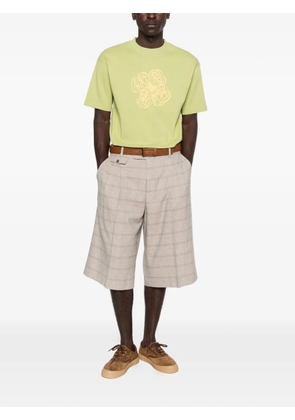 Drôle De Monsieur floral-print T-shirt - Green