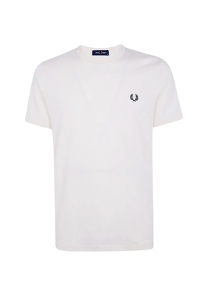 Fred Perry embroidered Laurel Wreath T-shirt - Neutrals