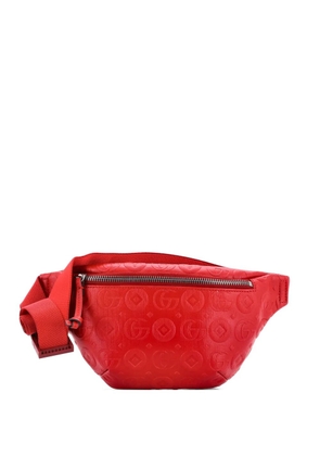 Gucci Pre-Owned Children's Embossed Leather belt bag - Red