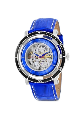 CHRISTIAN VAN SANT Dome skeleton 45mm watch - Silver