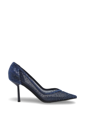 Le Silla crystal-embellished mesh pumps - Blue