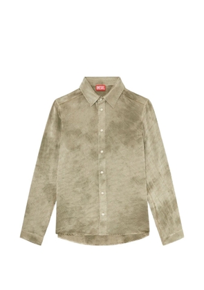 Diesel S-Kissy-Hnbw tie-dye shirt - Green