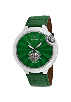 CHRISTIAN VAN SANT Cyclone 46mm automatic watch - Green