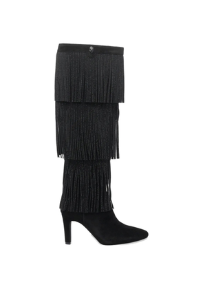 Kurt Geiger London Shoreditch fringed boots - Black