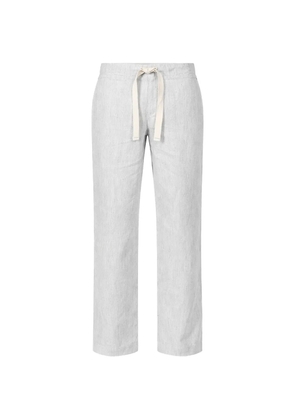 Marané Ignacio drawstring linen trousers - Grey