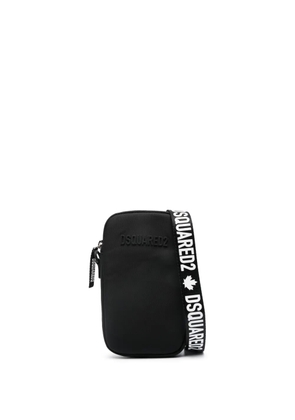 DSQUARED2 logo-plaque shoulder bag - Black