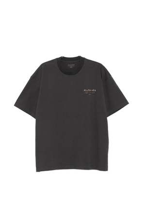 AllSaints Underground logo-print T-shirt - Grey