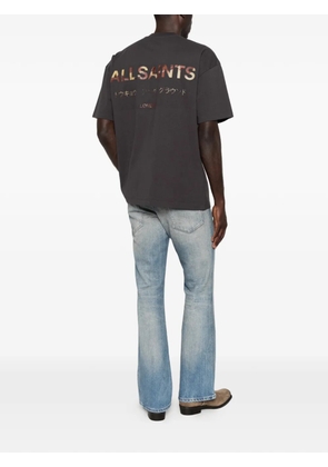 AllSaints Underground logo-print T-shirt - Grey