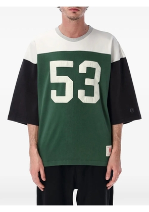 Champion colorblock number-patch T-shirt - Green