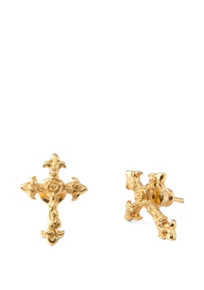Emanuele Bicocchi rose-cross earrings - Gold