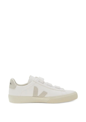 VEJA touch-strap leather sneakers - White