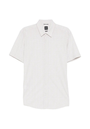 BOSS all-over print short-sleeve shirt - Neutrals