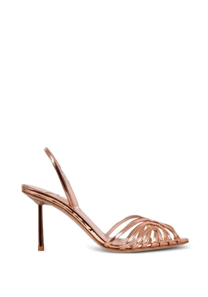 Le Silla metallic cage-style sandals - Pink