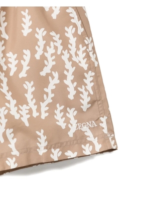 Zegna printed swim trunks - Neutrals