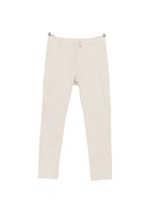 Jacob Cohën logo-patch button-fastening trousers - Neutrals