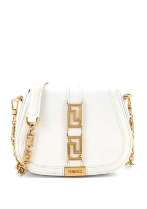 Versace Pre-Owned Greca Goddess Leather Small shoulder bag - White