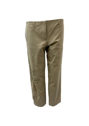 Prada Pre-Owned low-rise cropped trousers - Neutrals