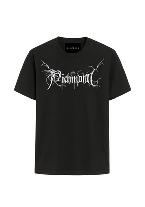 John Richmond logo-print short-sleeve T-shirt - Black