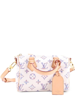 Louis Vuitton Pre-Owned Speedy Bandouliere Bag Multicolor Monogram Jacquard 20 travel bag - White