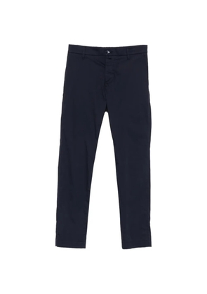 Jacob Cohën logo-patch slim-fit trousers - Blue