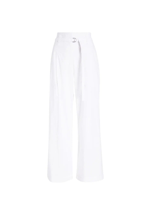 Proenza Schouler White Label Raver belted poplin trousers