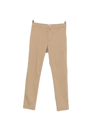 Jacob Cohën logo-patch trousers - Neutrals
