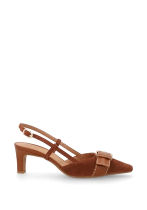 FRAU suede slingback pumps - Brown