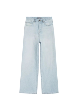 Balenciaga patch-pocket denim shirt - Blue