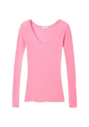 American Vintage Massachusetts long-sleeve T-shirt - Pink