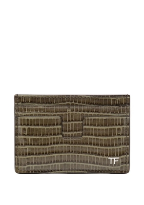 TOM FORD classic card holder - Green