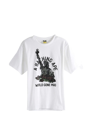 A BATHING APE® Statue Of Liberty Tee graphic-print T-shirt - White