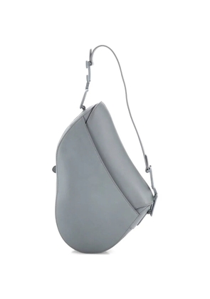 Christian Dior Pre-Owned Ultra Matte Saddle Handbag Leather Medium shoulder bag - Grey