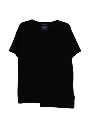 Yohji Yamamoto panelled short-sleeves T-shirt - Black