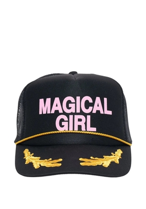 Ashley Williams lettering-print trucker hat - Black