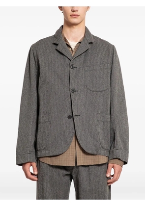 TAIGA TAKAHASHI striped jacket - Grey